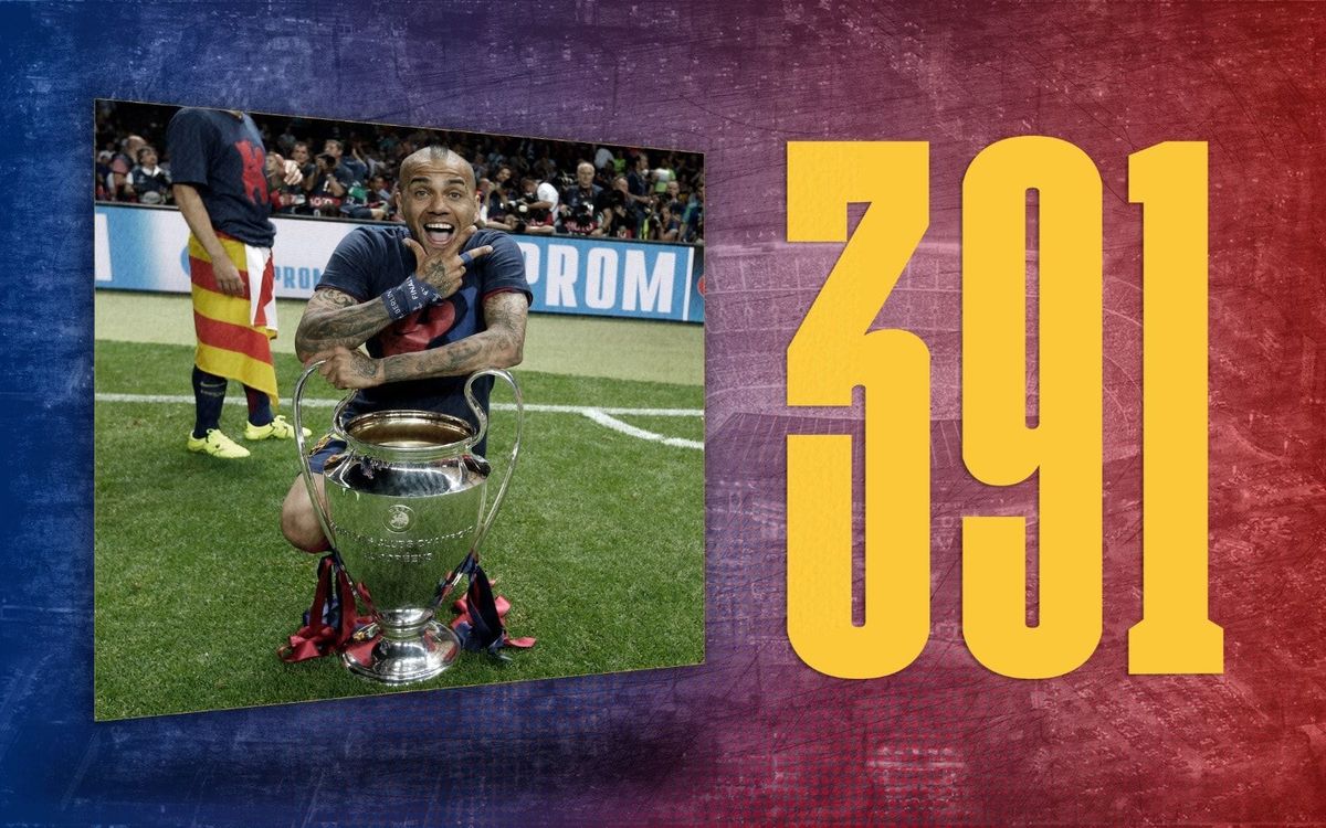 El dato del día | 391: Los partidos que disputó Dani Alves