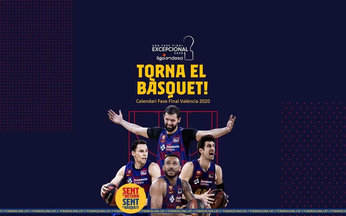 El Barça ya conoce el calendario de la fase final de la Liga Endesa