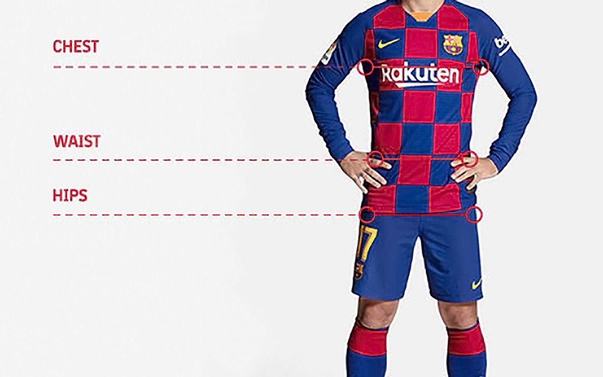 Nike vapor soccer jersey size chart Clearance