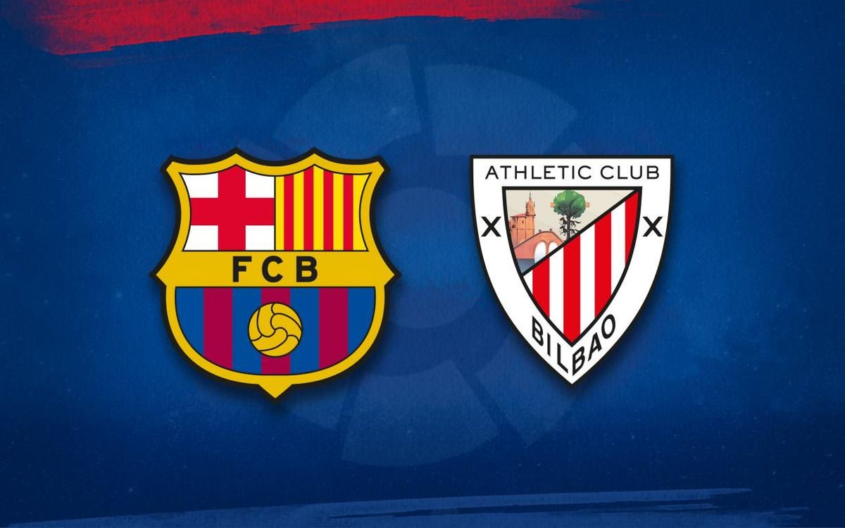 La alineación del FC Barcelona - Athletic Club