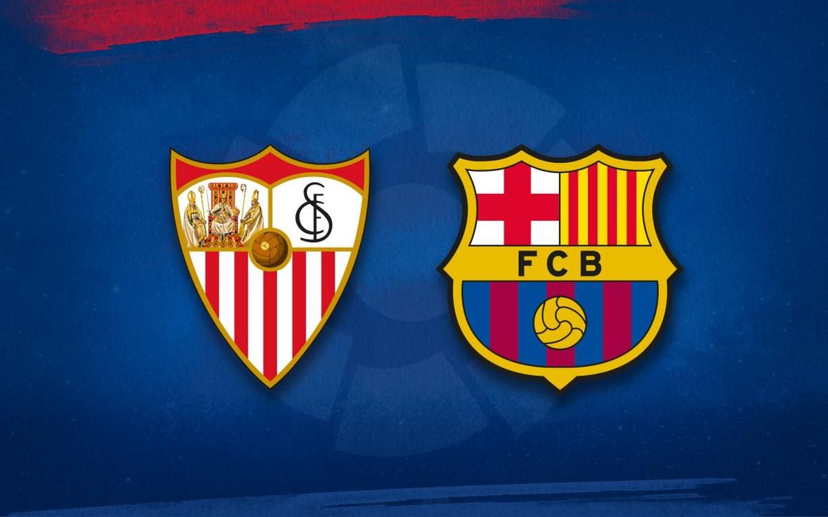 La alineación del Sevilla - FC Barcelona