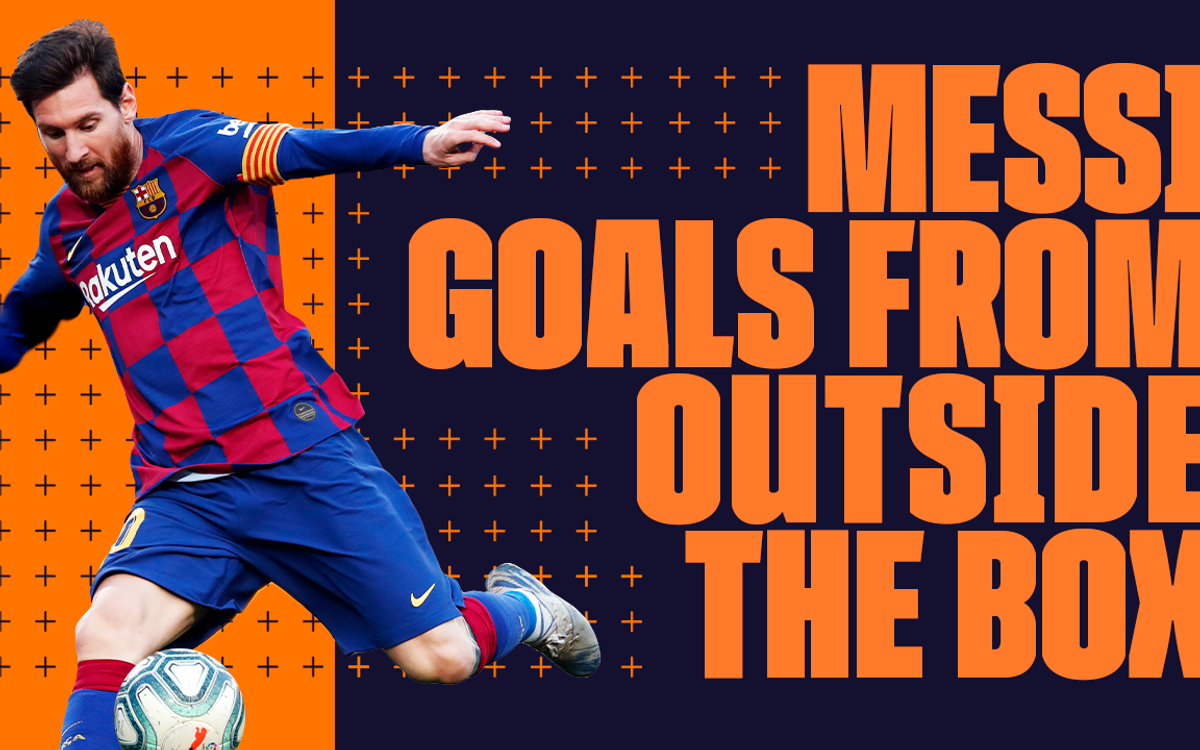 Tous les buts de Messi depuis l'extérieur de la surface