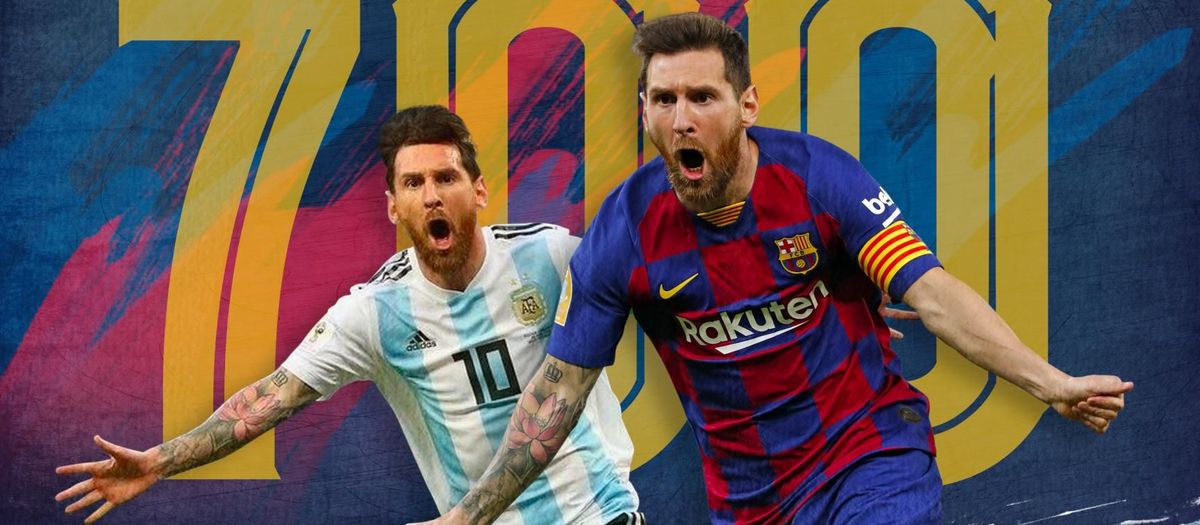 Messi llega a los 700 goles como profesional