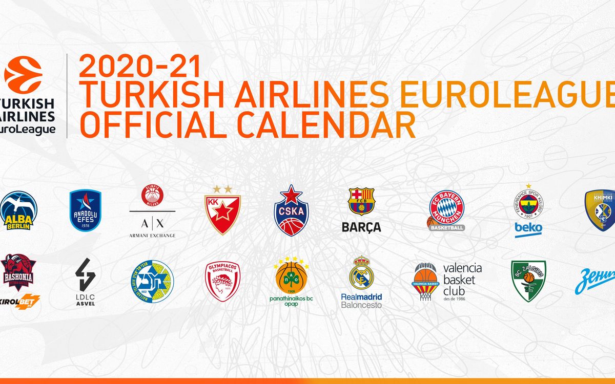 Publicat el calendari de l’Eurolliga 2020-21