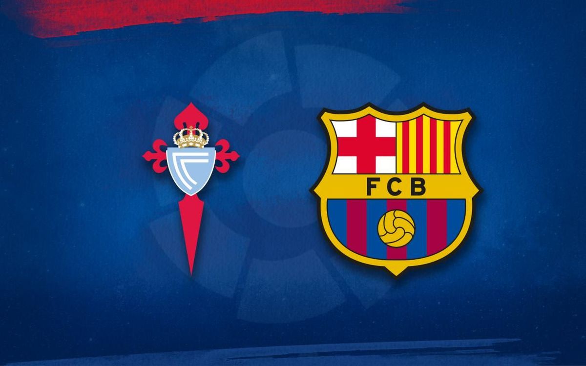 La alineación del Celta - FC Barcelona