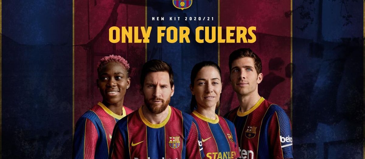 Le FC Barcelone présente officiellement son maillot pour la saison 2020/21