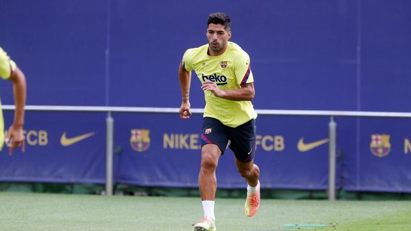 Flocage Officiel - FC Barcelone, Suarez, 2019/2020, Third, Bleu/Bleu c – Footpress