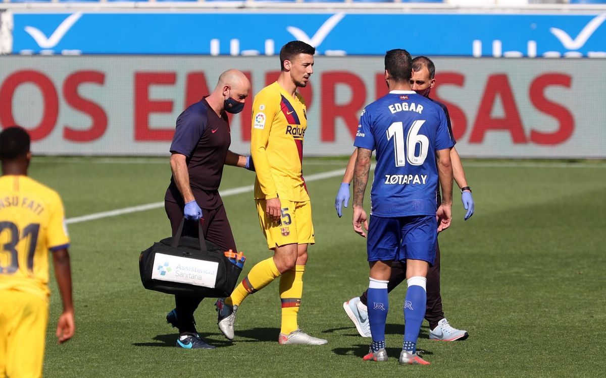 Lenglet has discomfort in the right groin