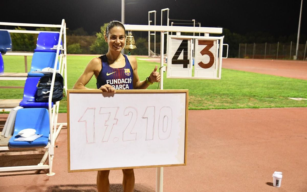Marta Galimany, nuevo récord de España de la hora en pista