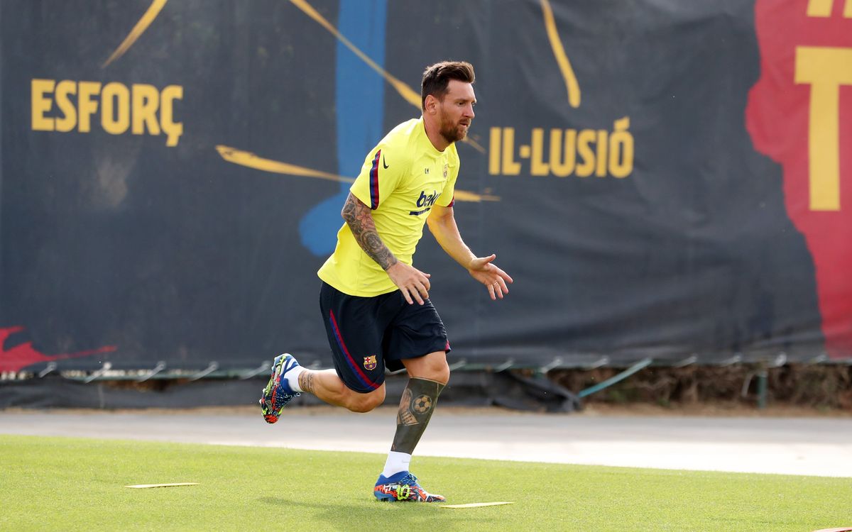 Reprise de l'entraînement à la Ciutat Esportiva
