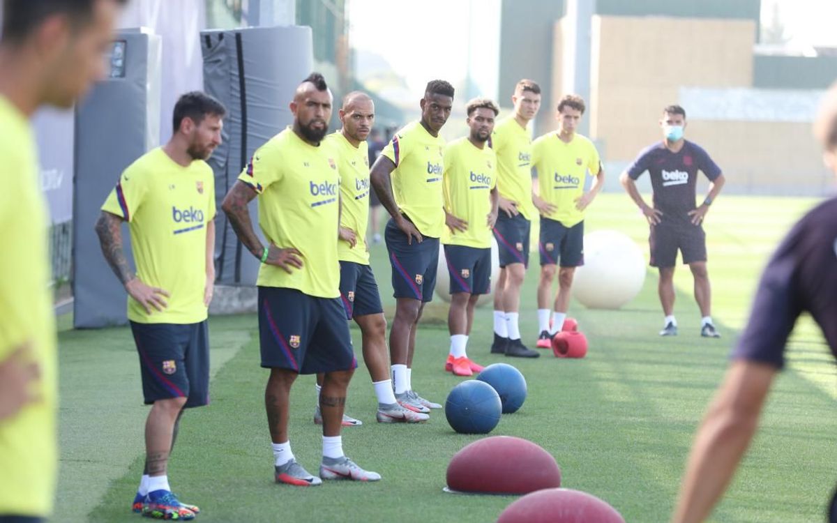 Deuxième jour d'entraînement de la semaine