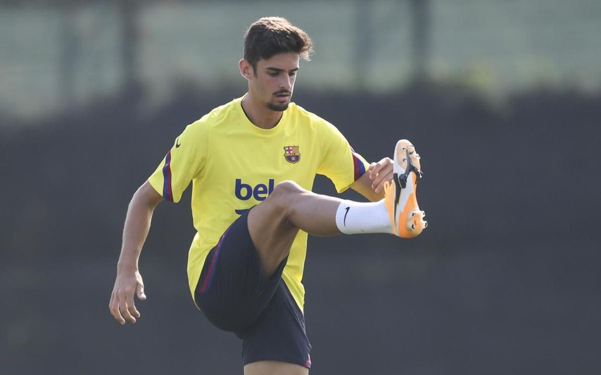 Trincão joins training at the Ciutat Esportiva