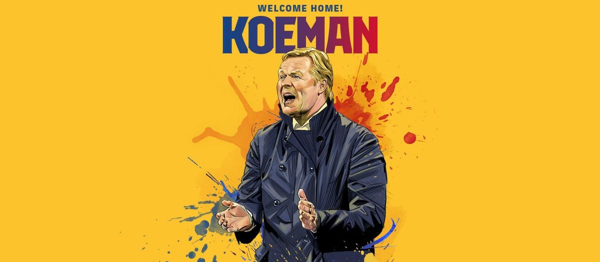 Ronald Koeman is the new FC Barcelona coach