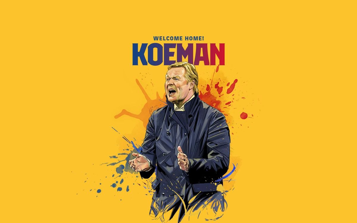 Ronald Koeman, nouvel entraîneur du Barça