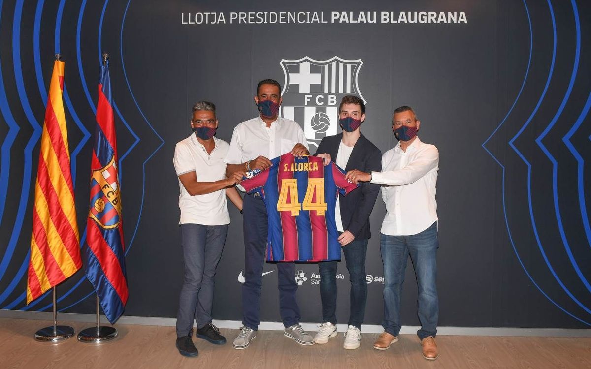 Sergi Llorca, presentat com a nou jugador del Barça