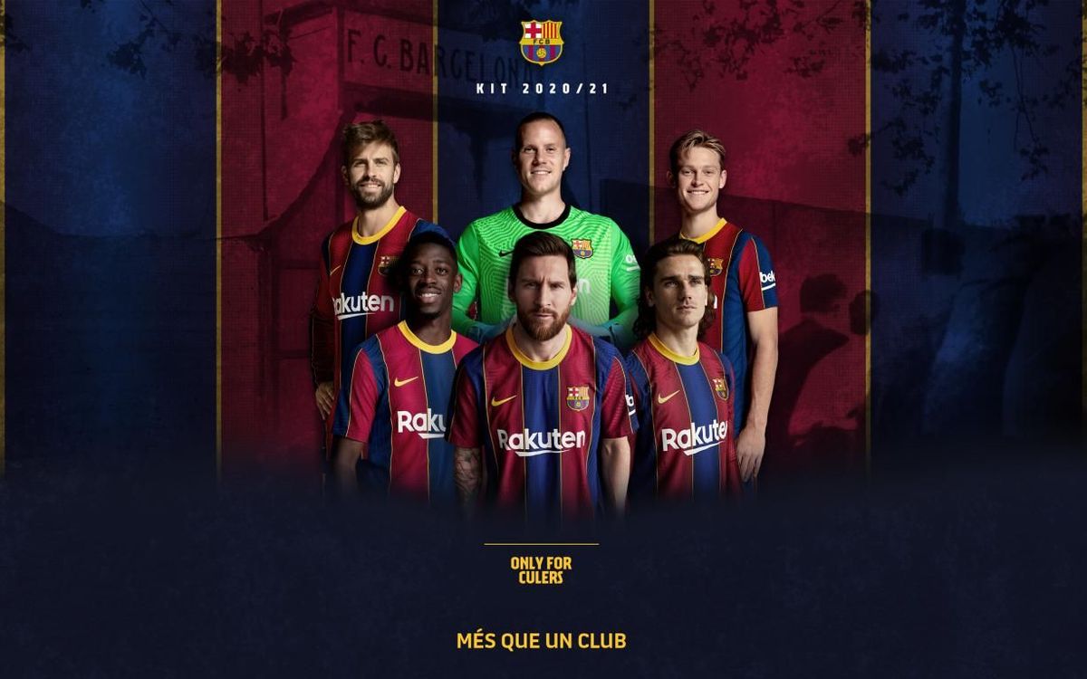 Pilfer hoekpunt heelal 2020/21 Season 'Stadium' jersey now on sale at Barça stores and Camp Nou  online store