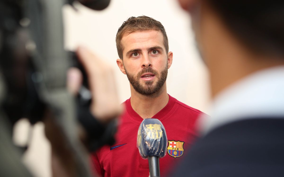 Pjanić in Barcelona and looking forward to joining the squad