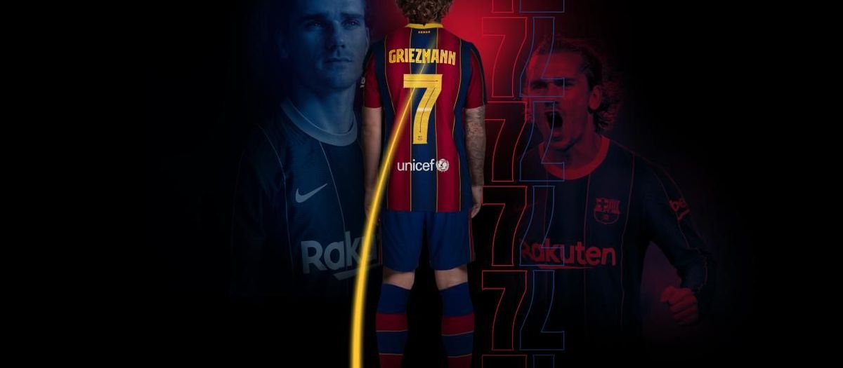Griezmann, el nuevo '7' del FC Barcelona