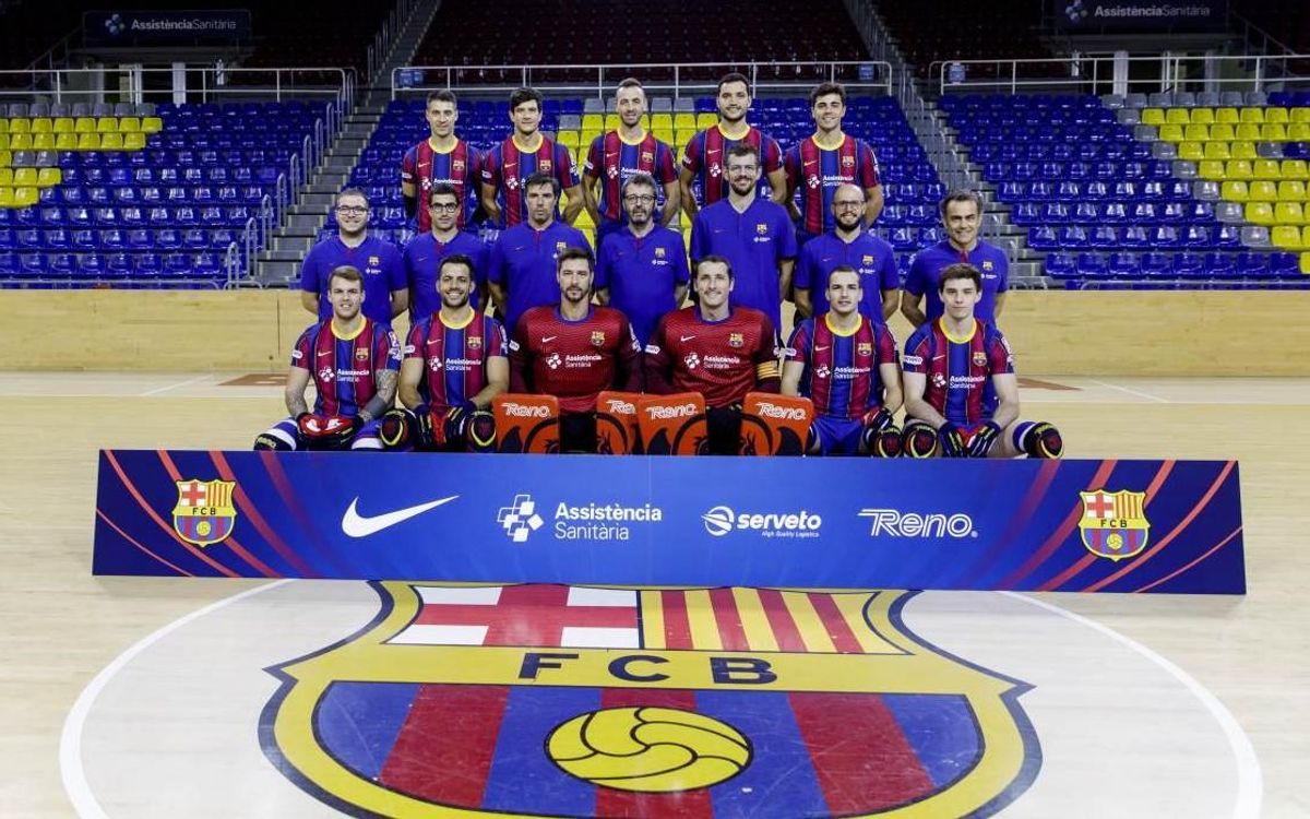El Barça d’hoquei es fa la fotografia d’equip!