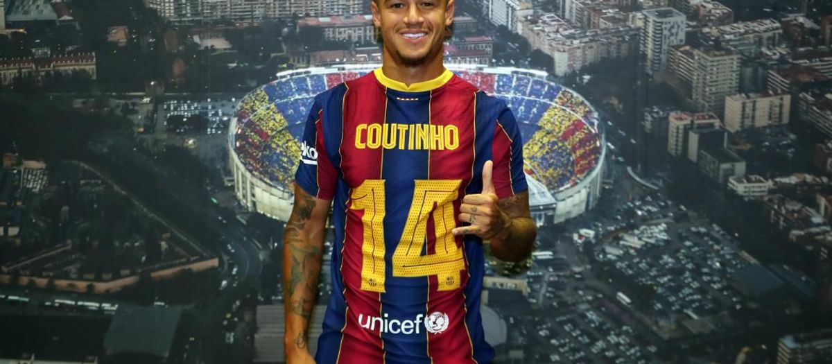 Coutinho, nouveau numéro 14 du Barça