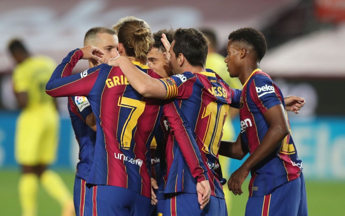 FC Barcelona - Vila-real: Estrena amb focs artificials (4-0)