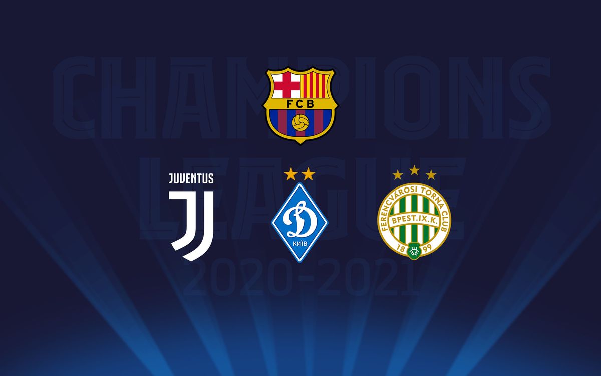 La Juventus, le Dynamo Kiev et Ferencvaros dans le groupe du Barça