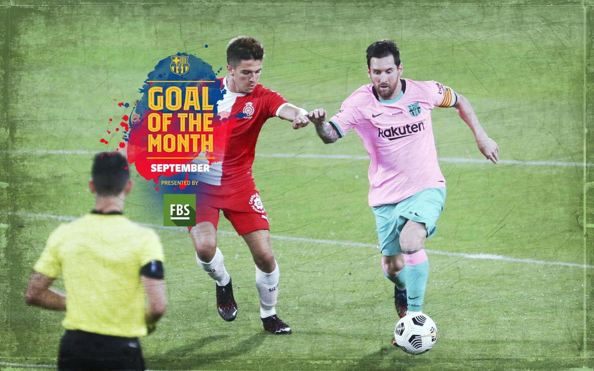 Messi wins September Goal of the Month for goal against Girona