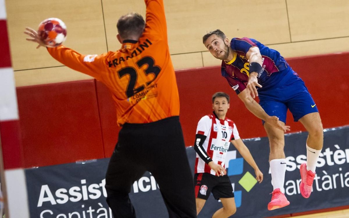 Barça - Fertiberia Port Sagunt: Festival de gols casolans (43-25)