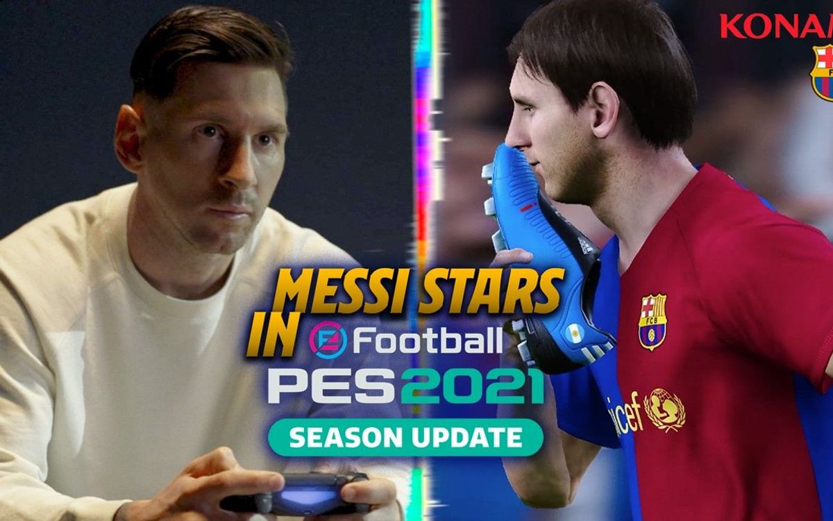 Leo Messi, protagonista del l’eFootball PES 2021 del FC Barcelona