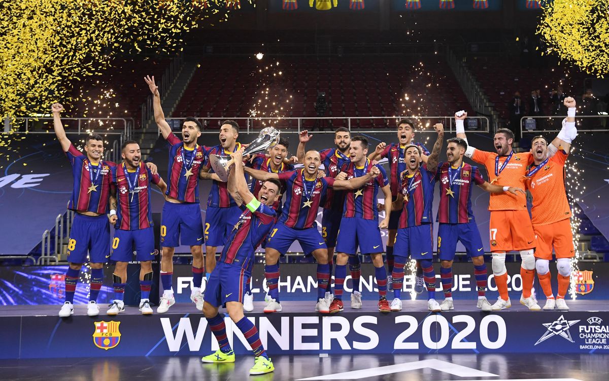 El principio Minero Contracción El Barça de fútbol sala conquista la tercera Champions