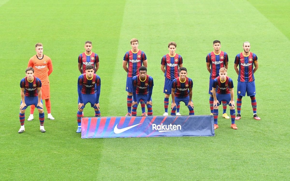 Un Barça B con una media de edad de 19,8 años