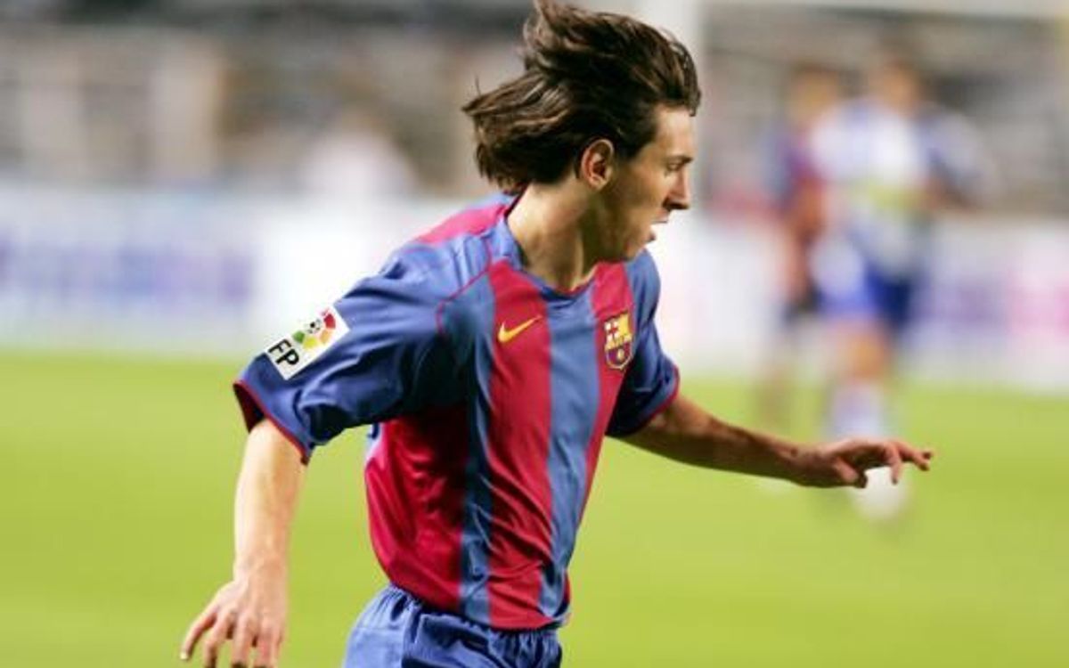16 años del debut oficial de Messi con el Barça