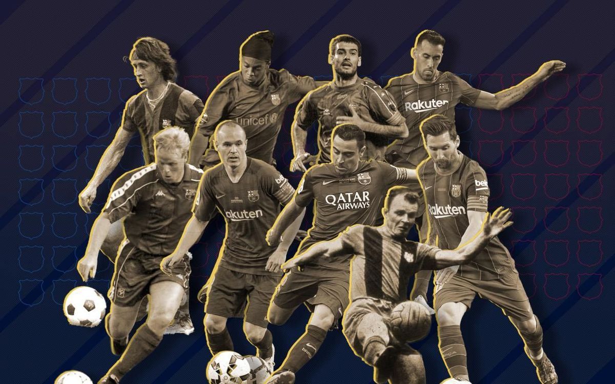 Grande présence des joueurs du Barça pour la 'Ballon d'Or Dream Team'