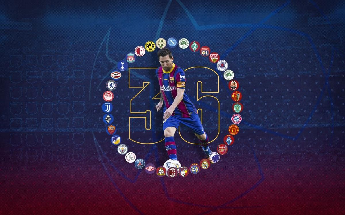 Messi améliore son record : buteur contre 36 équipes en Ligue des Champions
