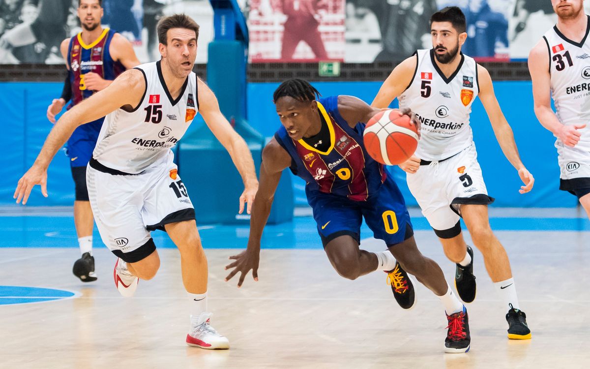 Barça B – Basket Navarra (110-58): Velocidad de crucero