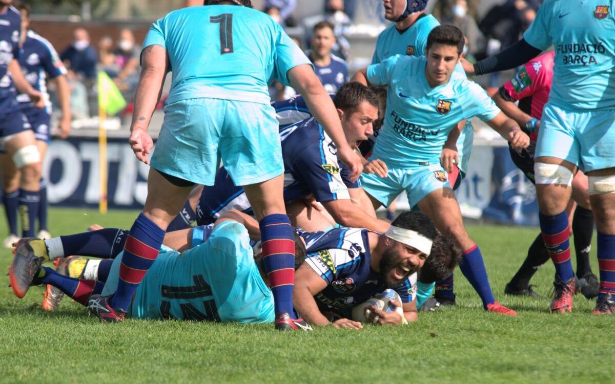 El Barça Rugby no saca provecho de su visita a Valladolid