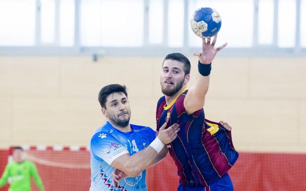 Barça B – Horneo Sporting Alicante : ¡Quinto triunfo del filial! (37-33)