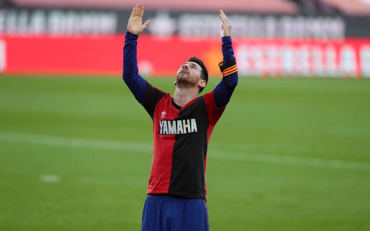 L'hommage de Messi à Maradona