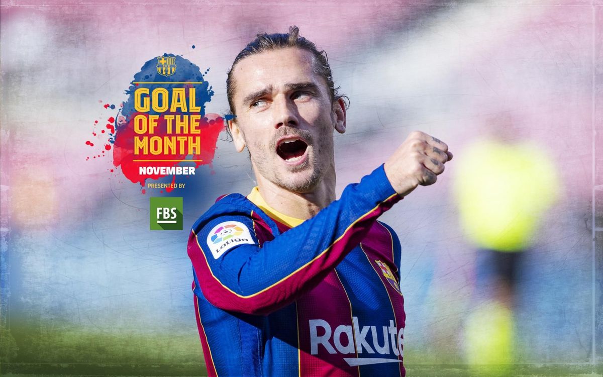 Griezmann's goal against Osasuna, winner of November's 'Goal of the Month'