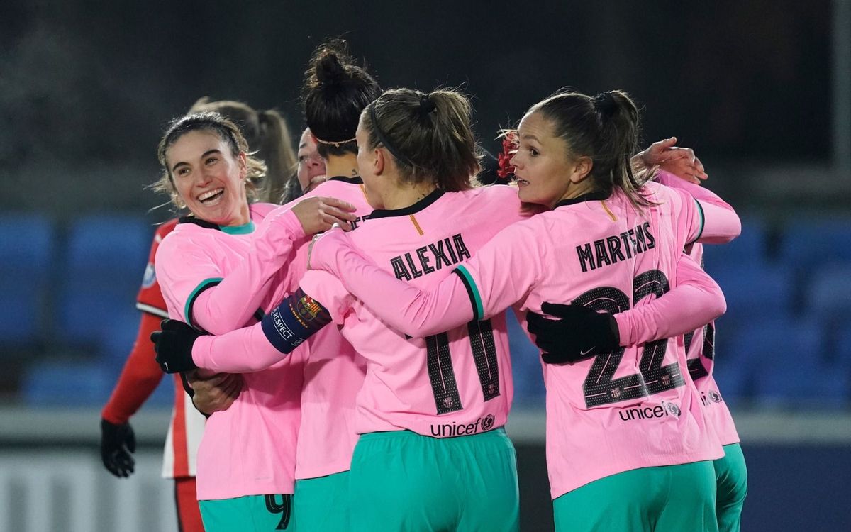 PSV Vrouwen – FC Barcelona Femení: Comencen amb pas ferm (1-4)