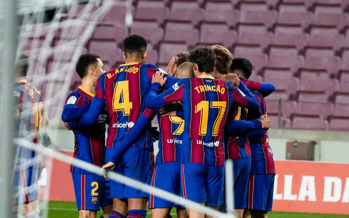 Barça - Llevant: Triomf treballat al Camp Nou (1-0)