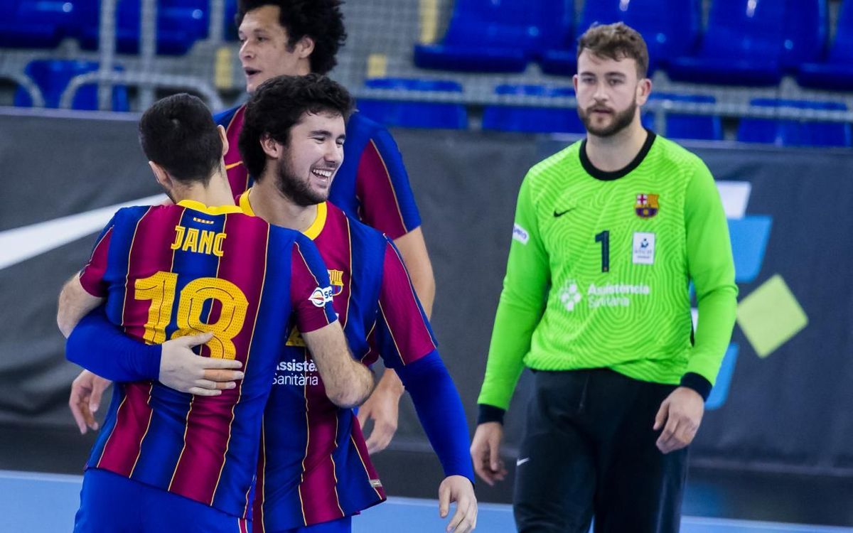 Barça – Bada Huesca: Tanquen l'any al Palau amb un nou triomf (39-19)
