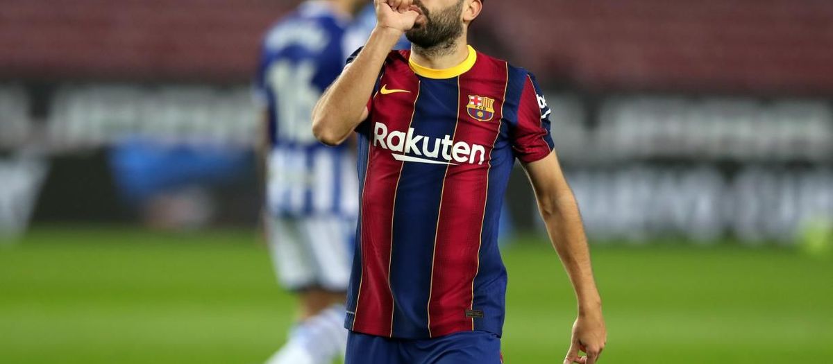 Jordi Alba, the defender with the most goals and assists