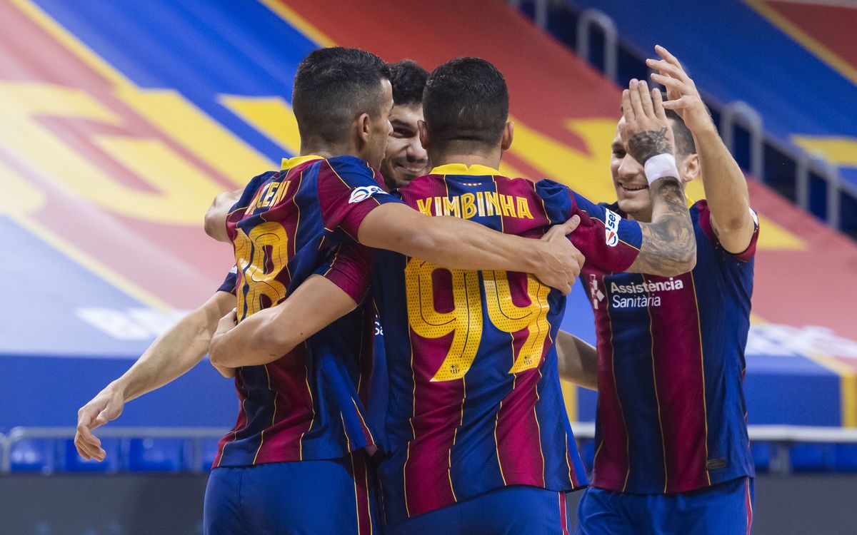 Barça-Burela: Completan una semana redonda (5-2)