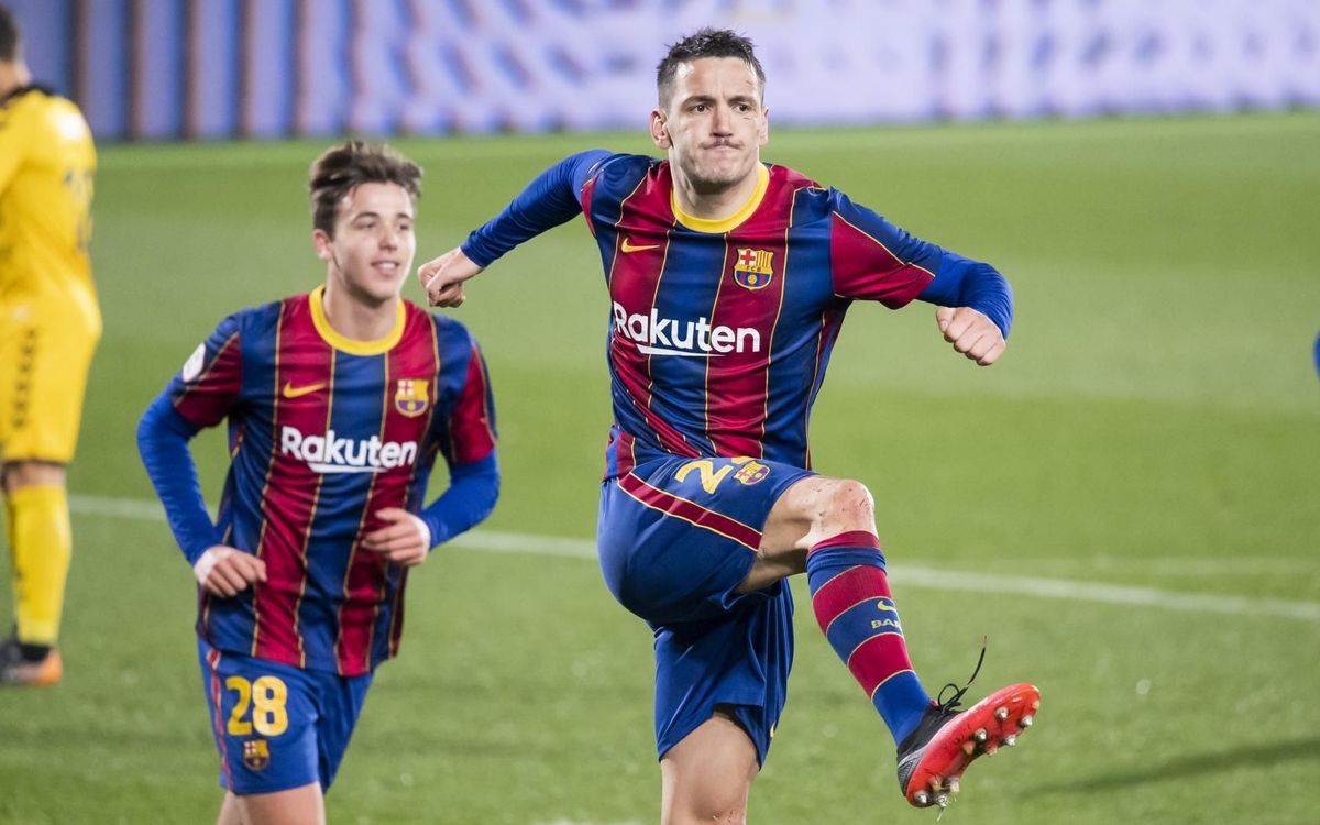 Barça B - Badalona: El 2021 comienza con victoria (4-0)