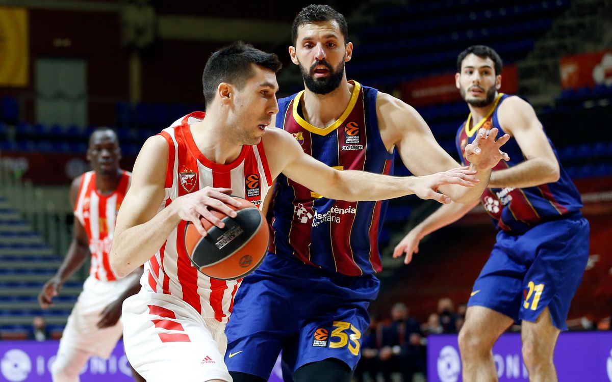 Crvena zvezda 60-72 Barça: The leaders claim victory