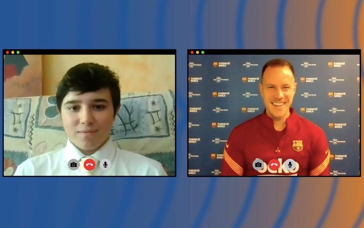 Ter Stegen, Pedri and Riqui Puig bring hope to three sick children