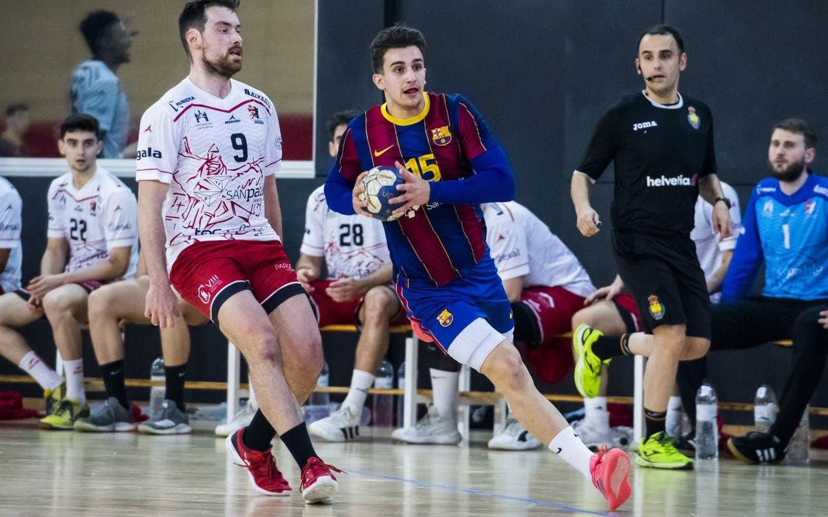 Barça B – UBU San Pablo Burgos: El filial deja atada la primera posición (34-28)