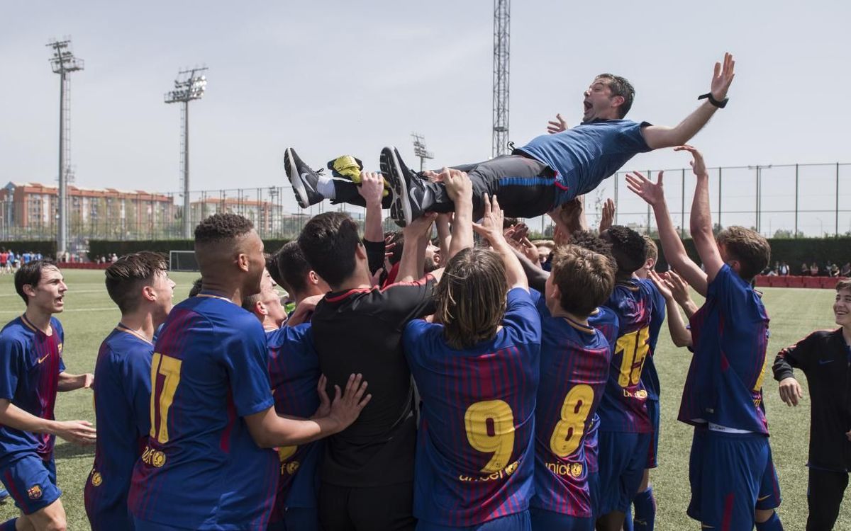 Franc Artiga’s career through Barcelona’s youth teams, in photos