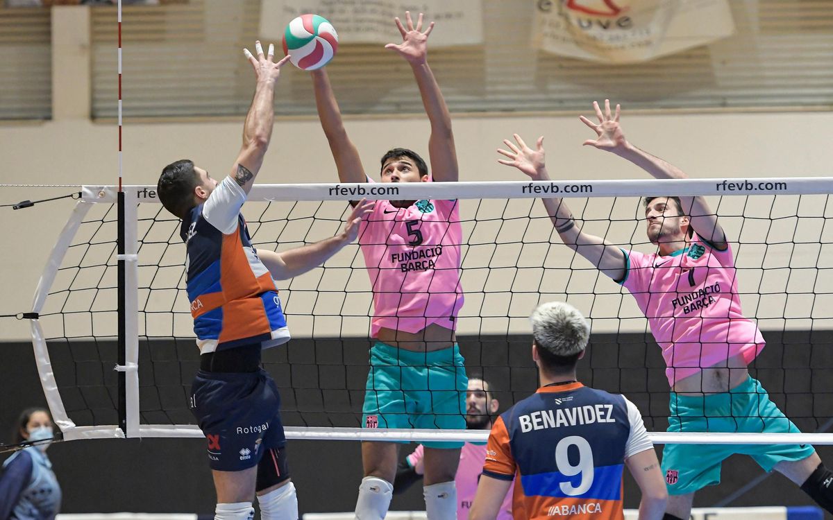 Dobles confrontaciones de los equipos del Barça Vòley